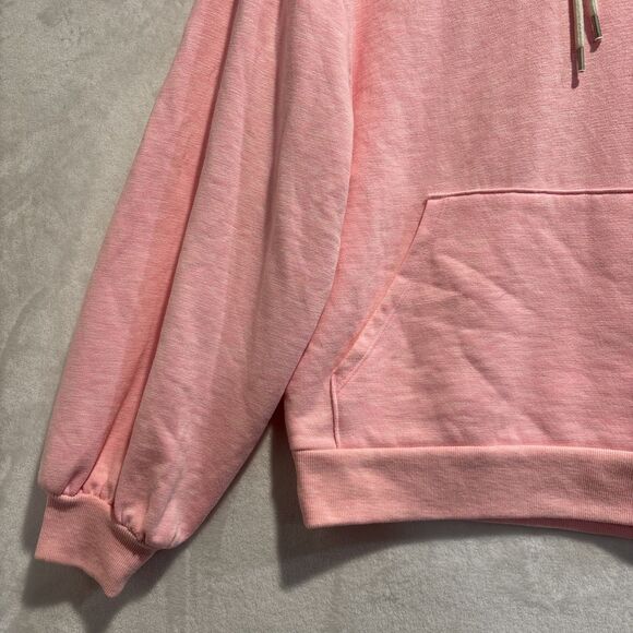 Gap Women's Vintage Soft Balloon Sleeve Hoodie Sweatshirt Pink Size Small NWT - Picture 3 of 15